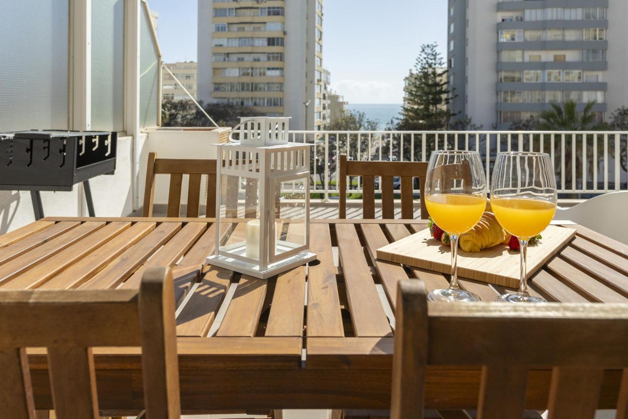 New! Quarteira Sea View Apartment Luaran gambar