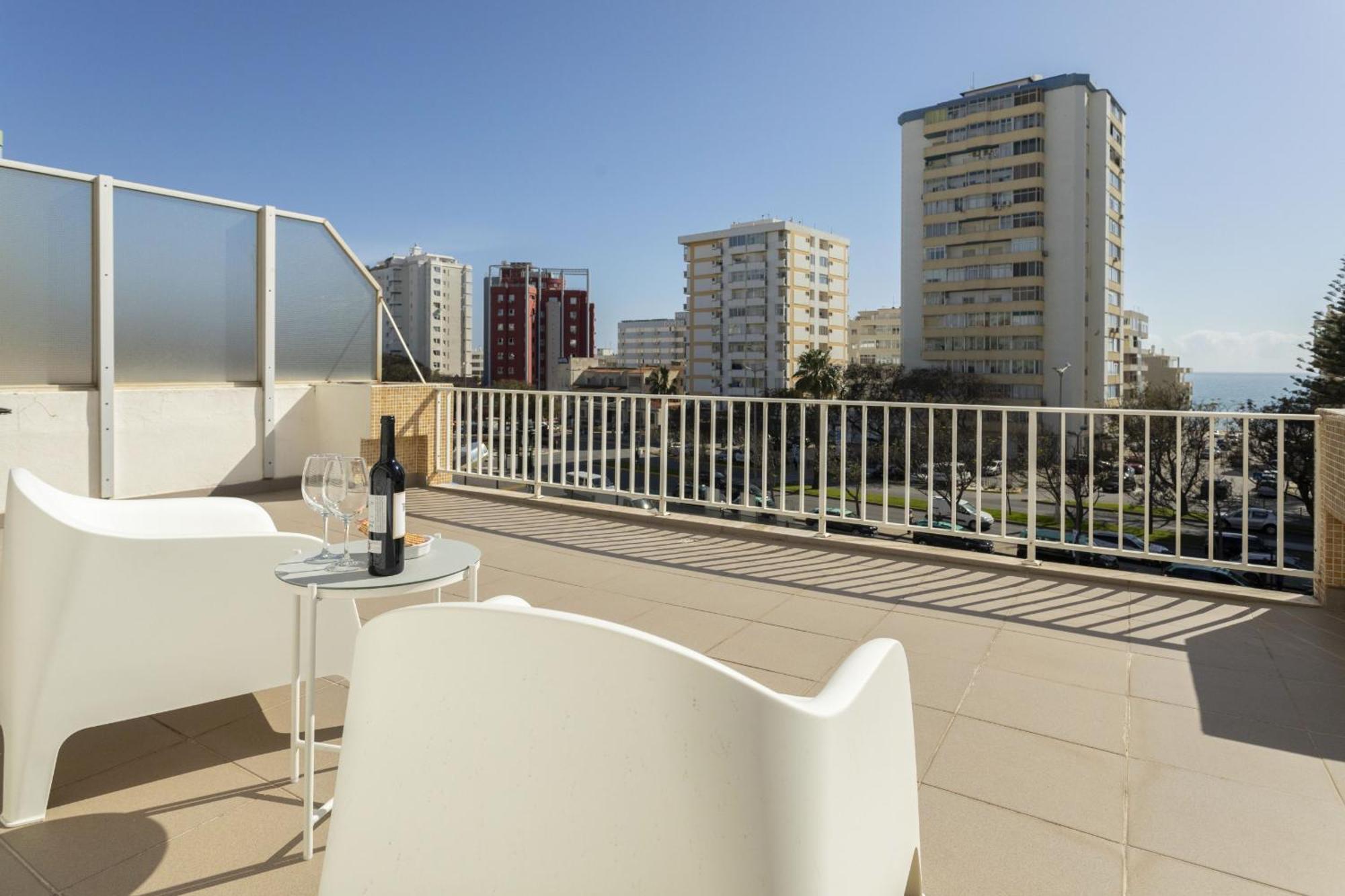 New! Quarteira Sea View Apartment Luaran gambar
